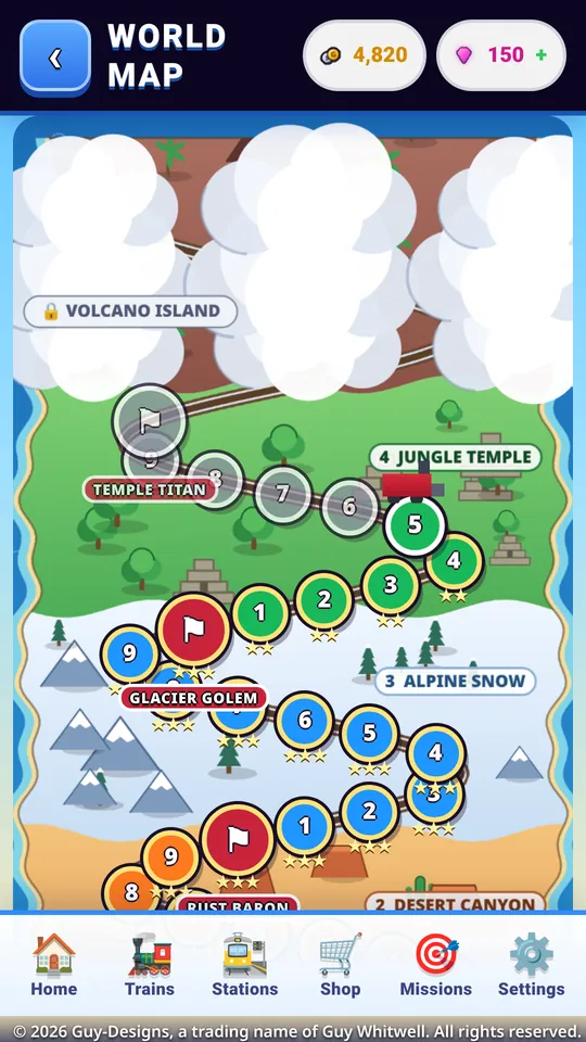 Five worlds to conquer